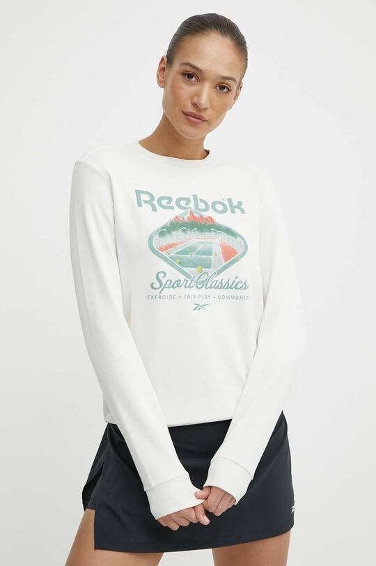 

Толстовка Court Sport Reebok, бежевый