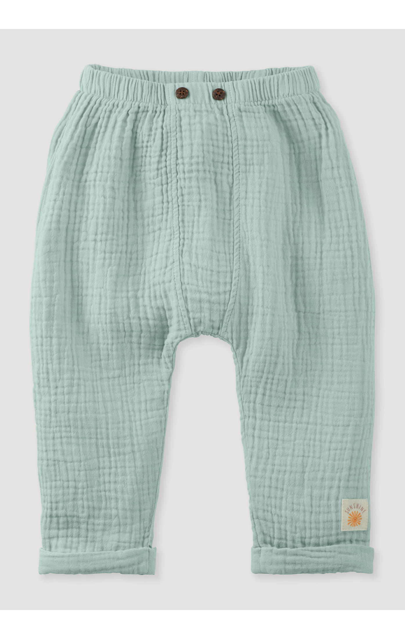 Тканевые брюки Hessnatur, цвет aquagrün