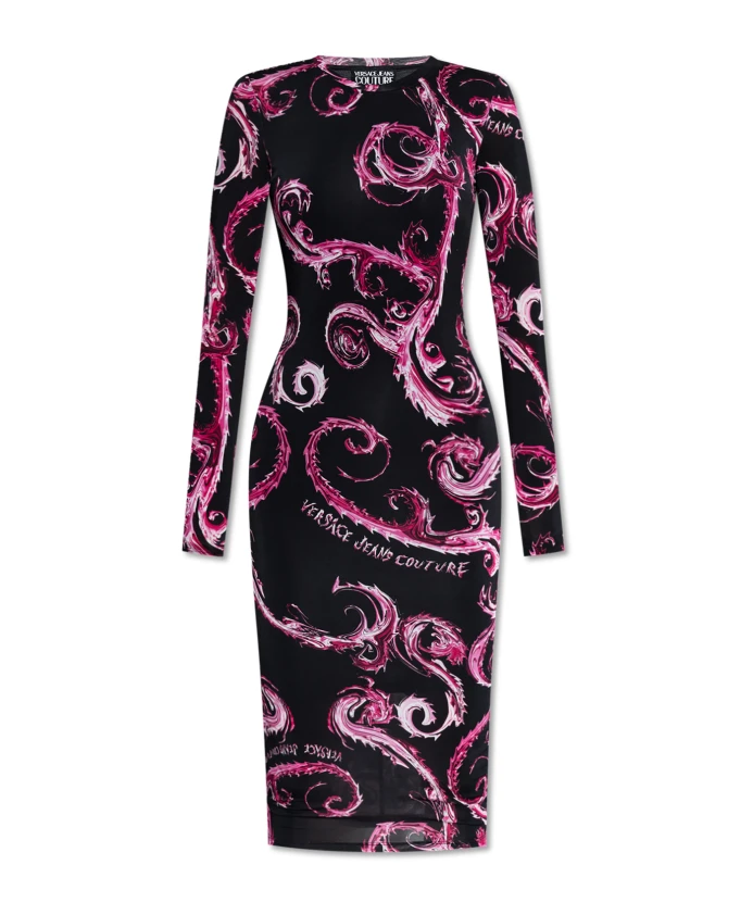 

Платье с узором Versace Jeans Couture, мультиколор