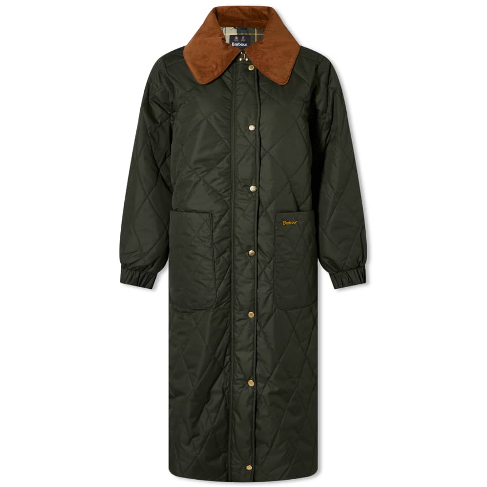 

Длинное стеганое пальто Barbour Marsett