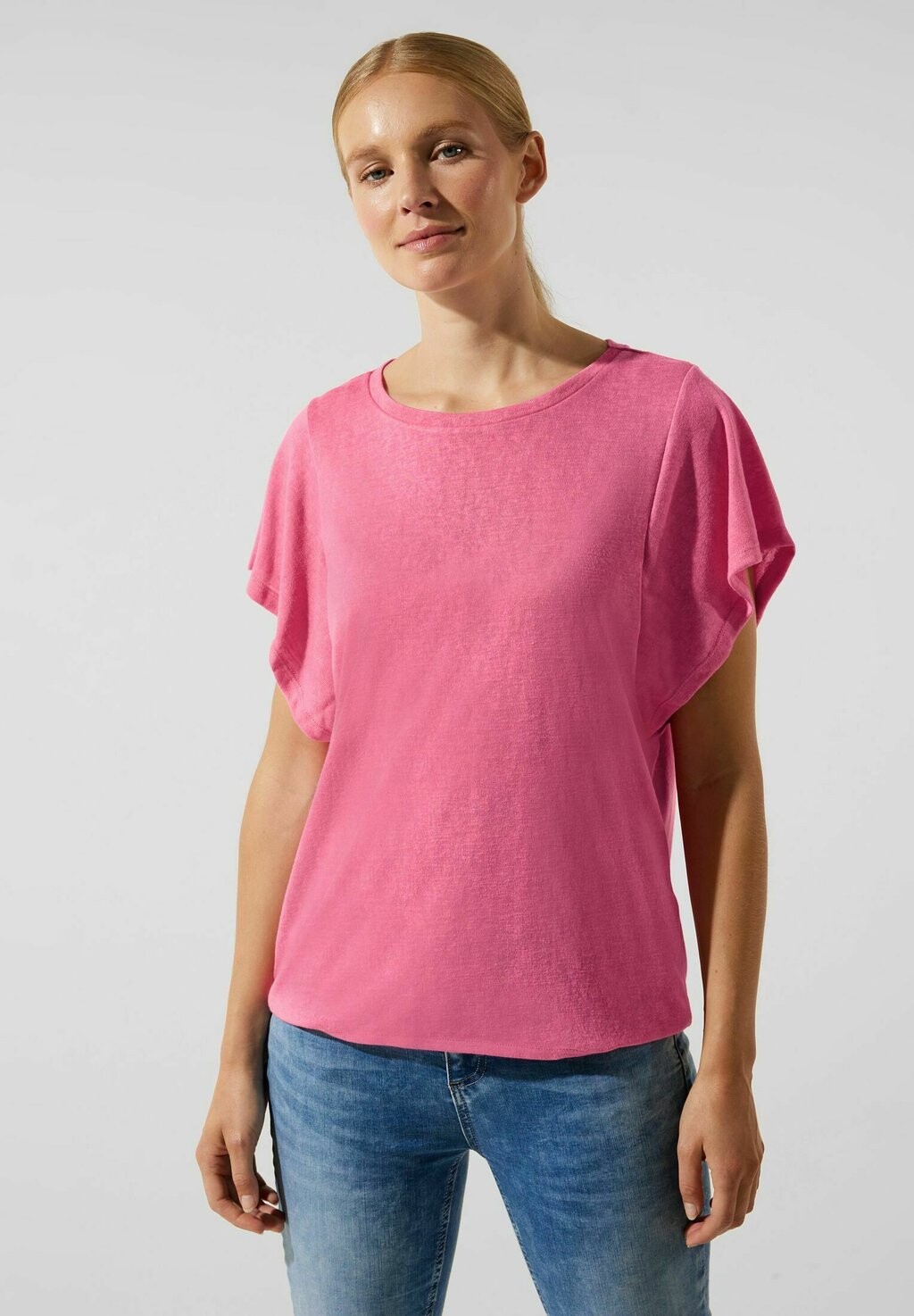 

Футболка базовая LEINENLOOK VOLANT Street One, цвет pink