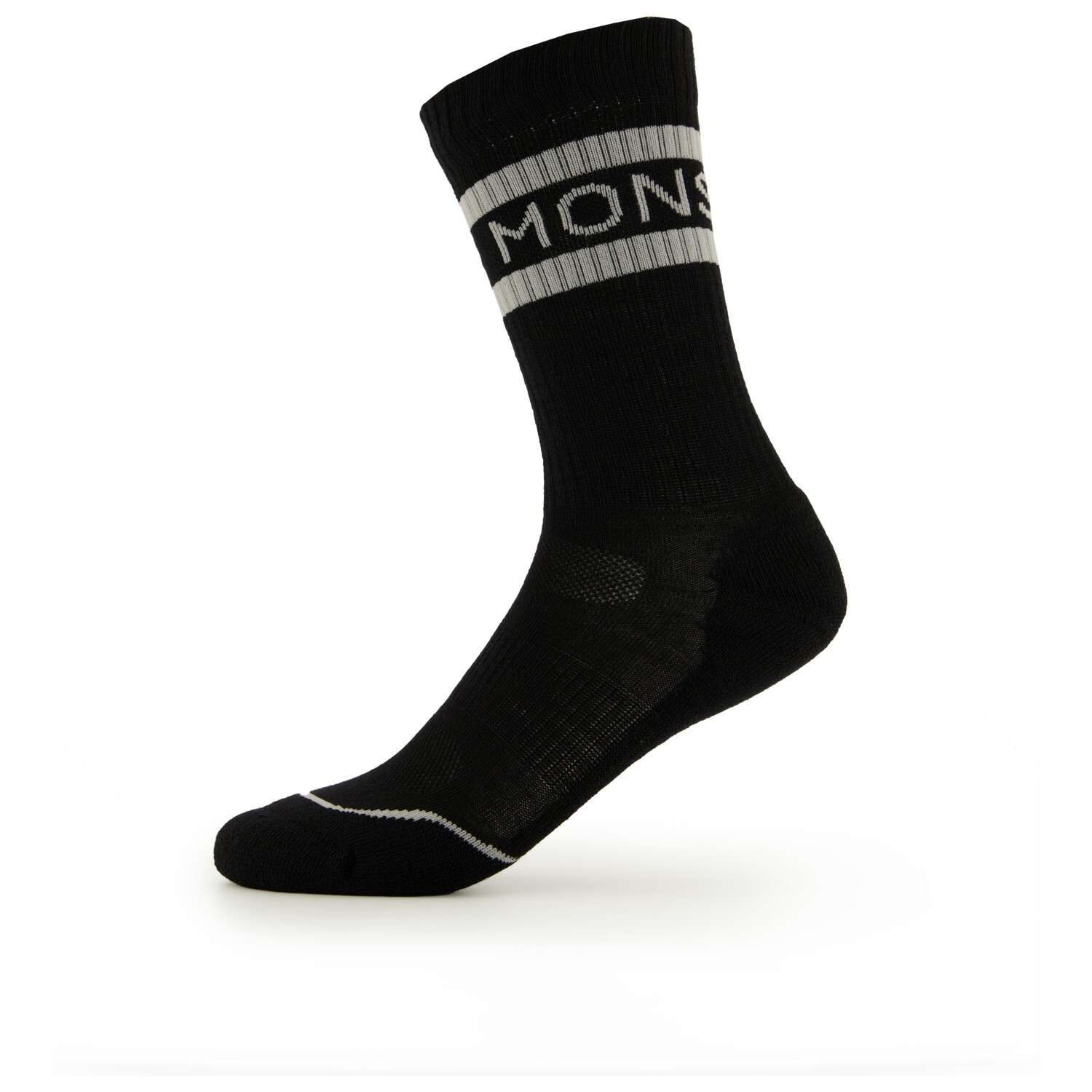 

Велосипедные носки Mons Royale Signature Crew Sock, цвет Black/Grey