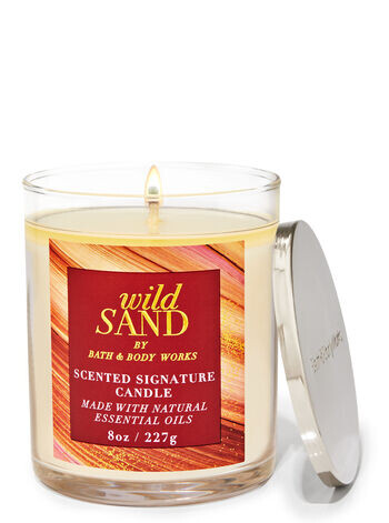 

Фирменная свеча с одним фитилем Wild Sand, 8 oz / 227 g, Bath and Body Works