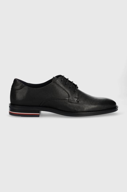 

Кожаные туфли Signature Hilfiger Lth Shoe Tommy Hilfiger, черный