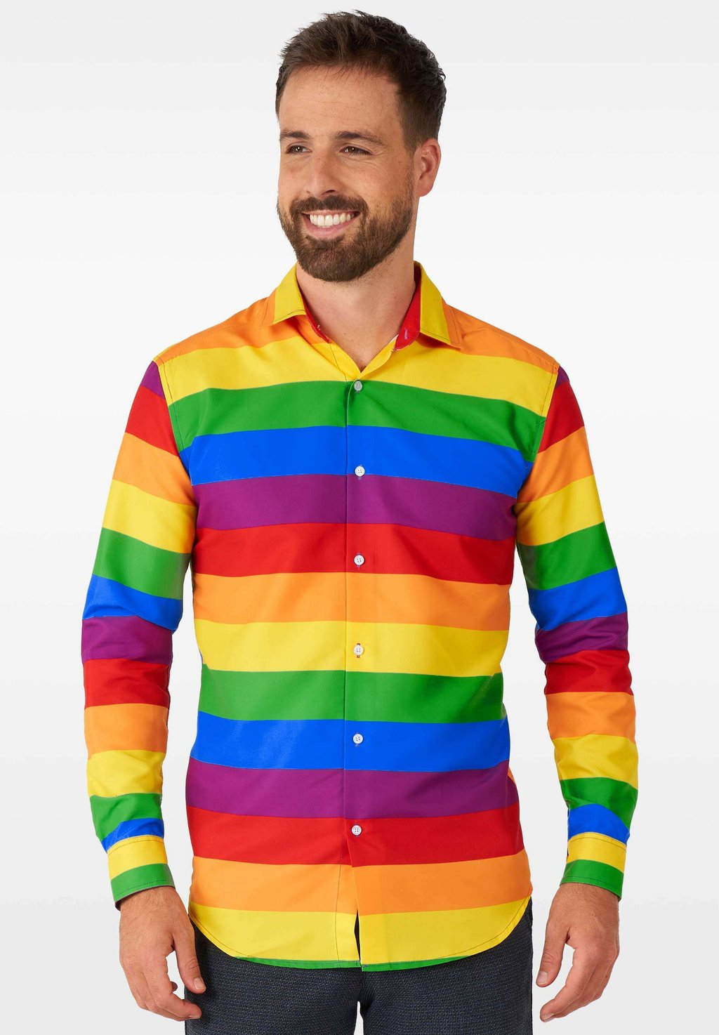 Рубашка Rainbow Suitmeister, мультиколор колье multicolour rainbow
