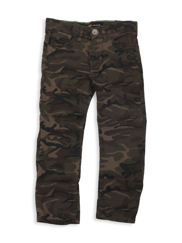

Узкие джинсы Little Boy's Flex с камуфляжным принтом X Ray, цвет Olive Camo