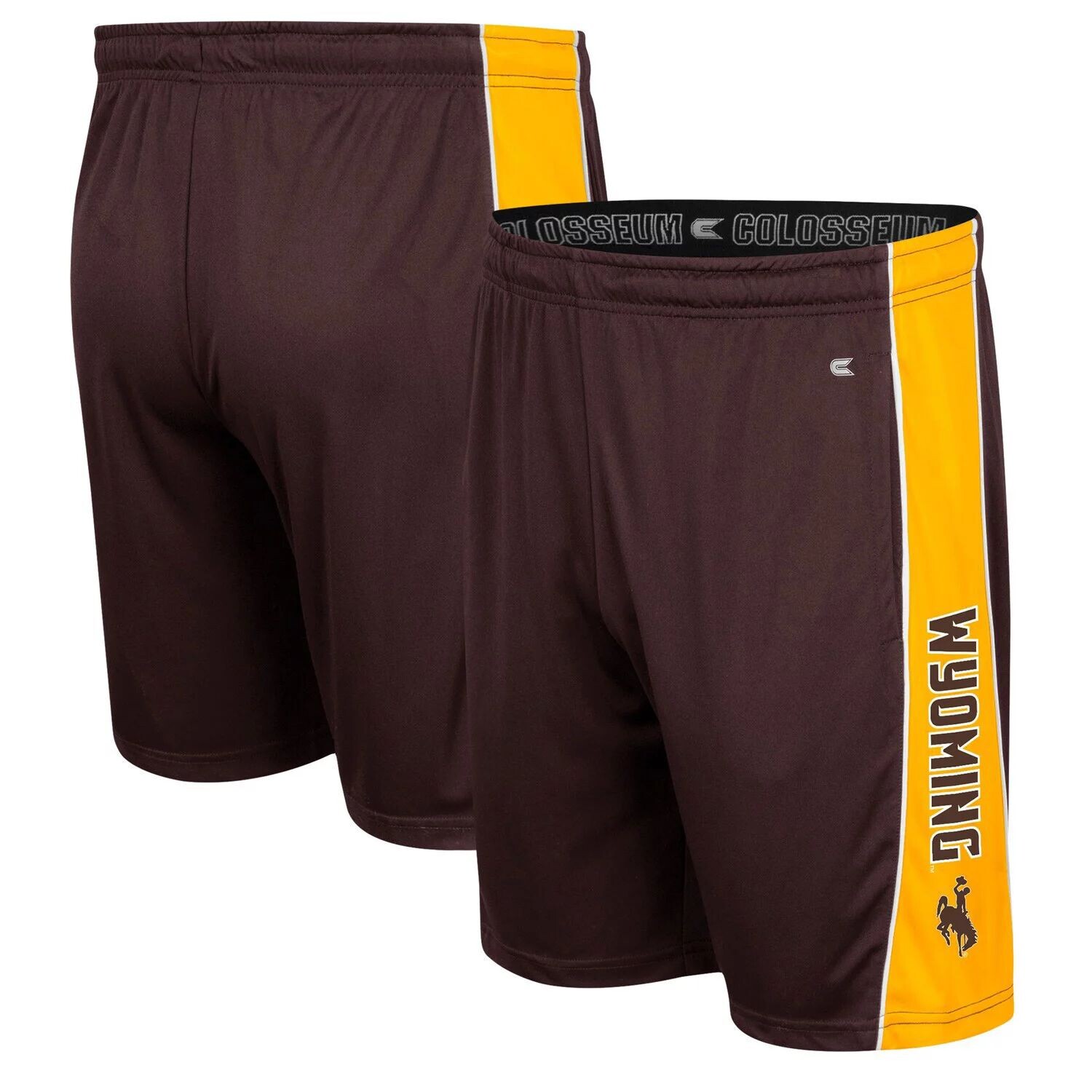 

Мужские коричневые шорты Wyoming Cowboys со вставками Colosseum