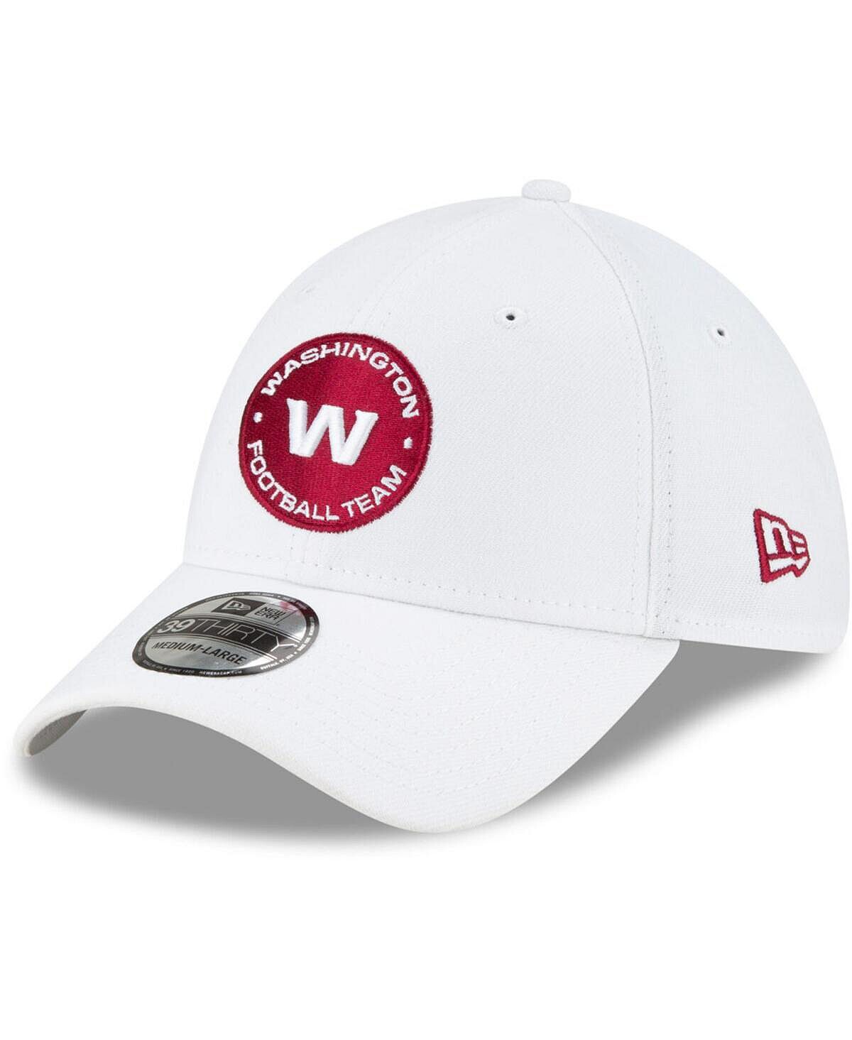 

Мужская белая кепка Washington Football Team Circle Essential 39THIRTY Flex Hat New Era