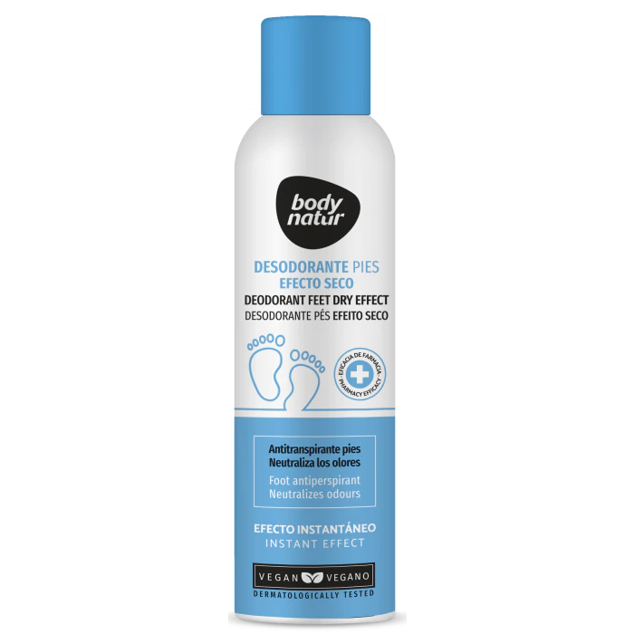 Дезодорант Desodorante Pies Efecto Seco Body Natur, 150 ml дезодорант для подмышечной зоны средство для удаления запахов антиперспирант помогает уменьшить пот для мужчин и женщин мужской спрей дл