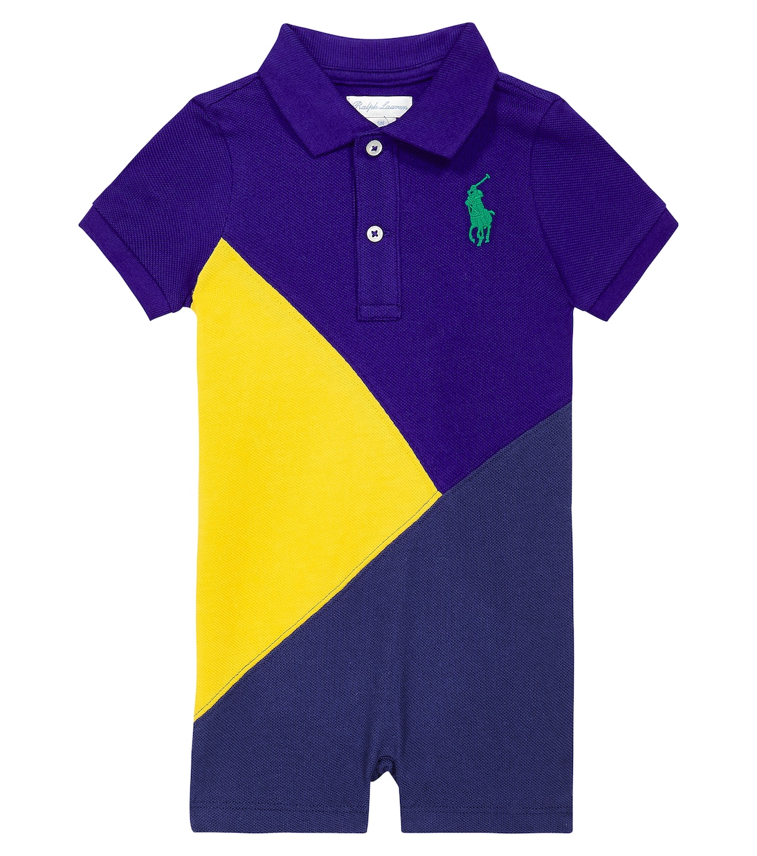 

Комбинезон из хлопка с принтом для малышей Polo Ralph Lauren Kids, мультиколор