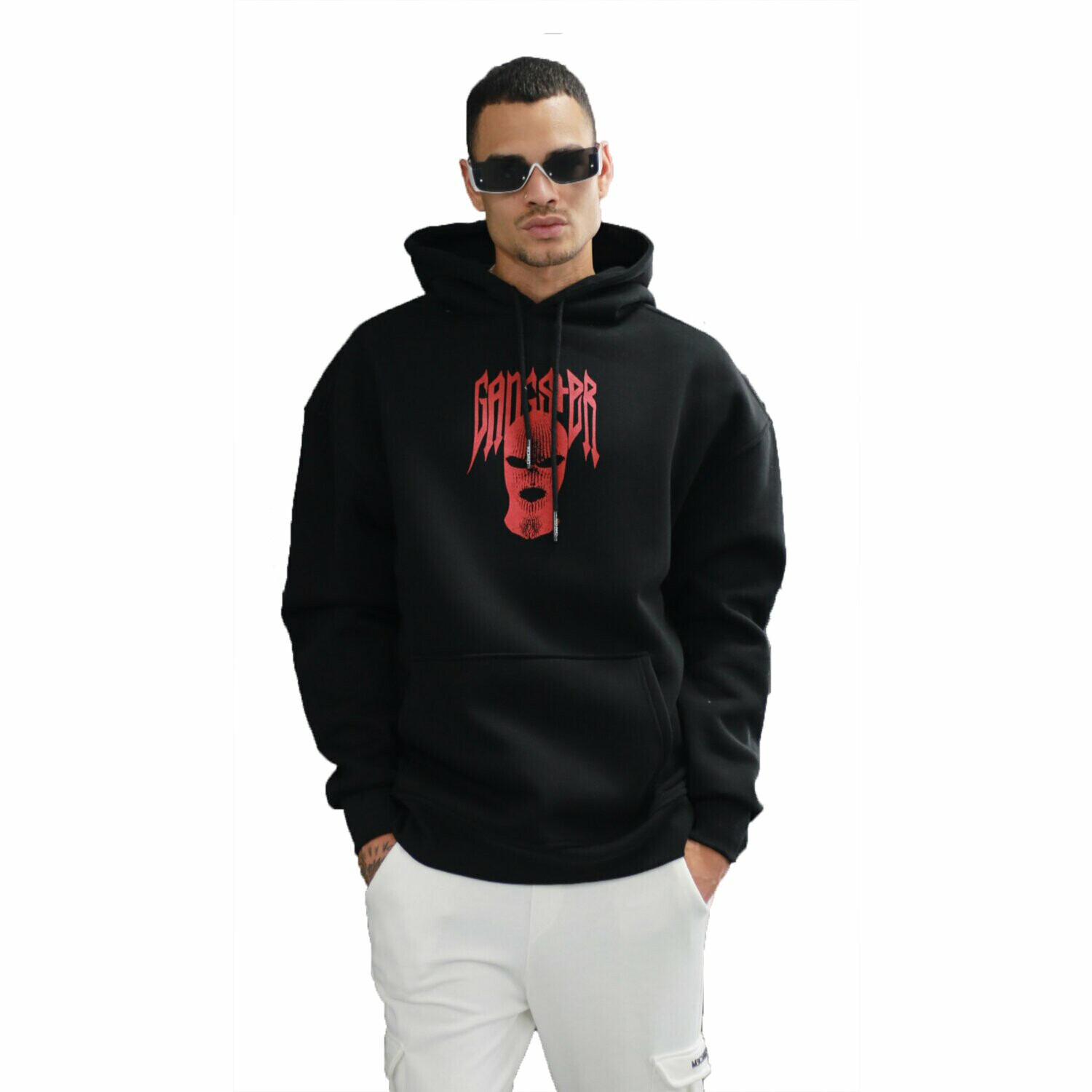 

Толстовка Megaman Rundhals Kapuzenpullover Hoodie, черный