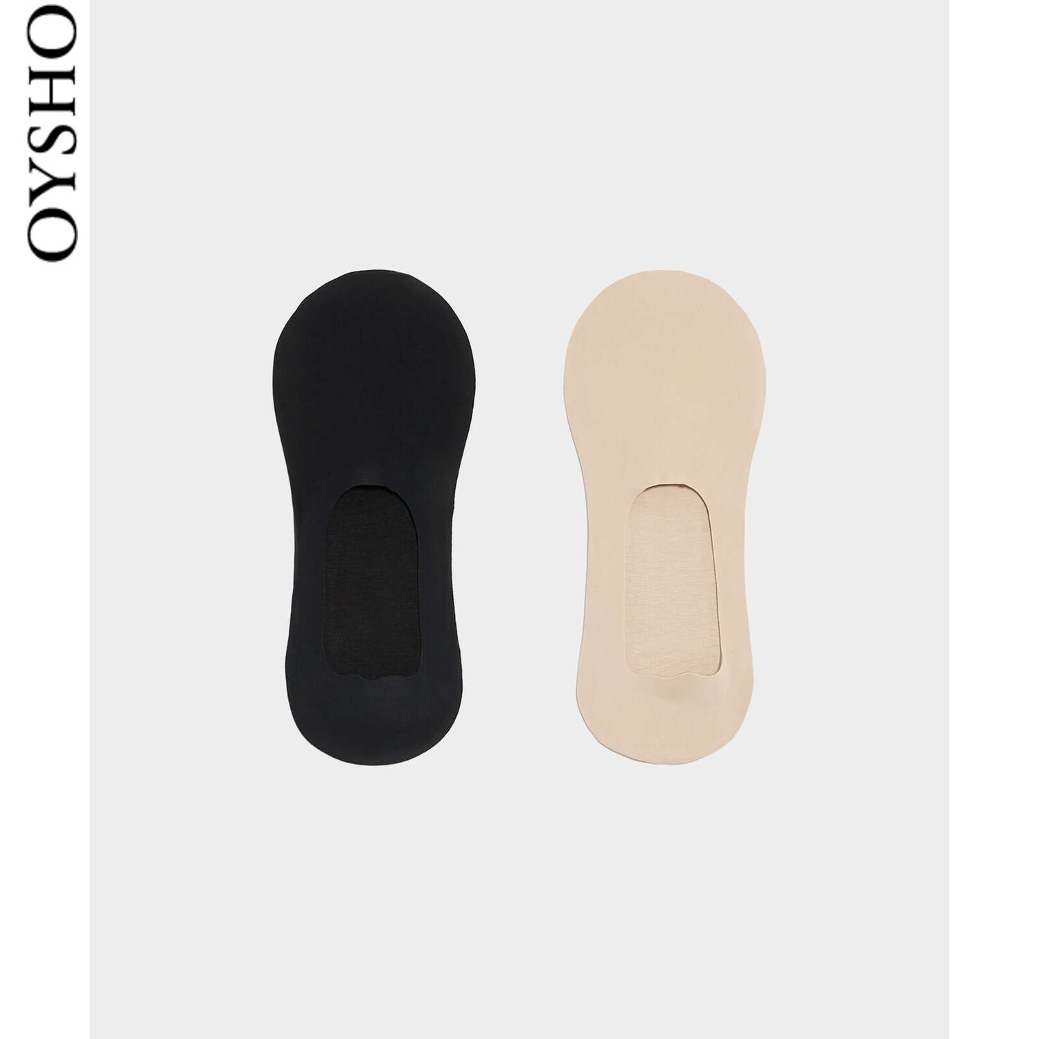 

Носки женские Oysho нескользящие, темно-коричневый
