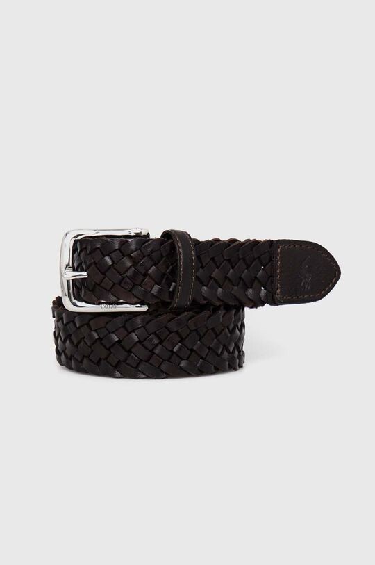 

Кожаный ремень Polo Ralph Lauren, коричневый