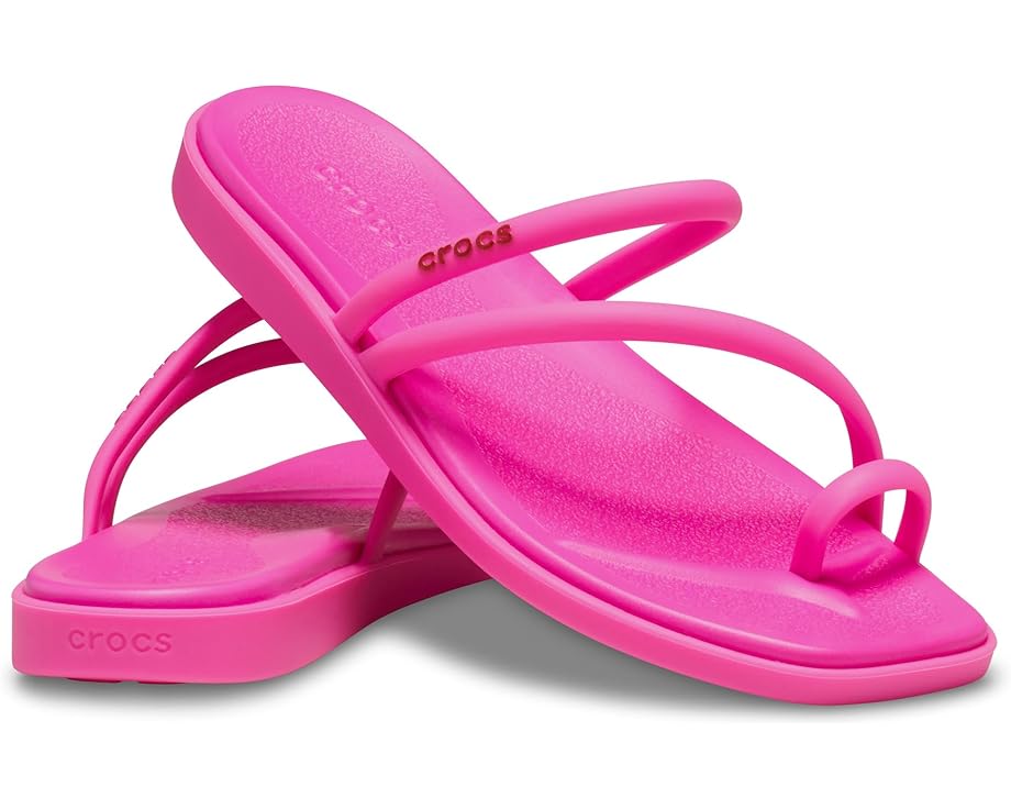 Сандалии Crocs Miami Toe Loop, цвет Pink Crush