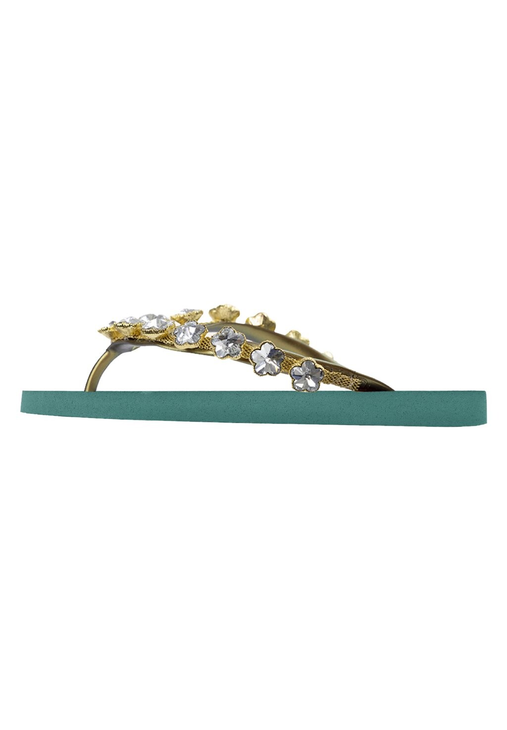 

Вьетнамки CHRYSTAL FLOWER Uzurii, цвет forest green