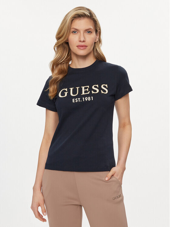 цена Футболка стандартного кроя Guess, синий