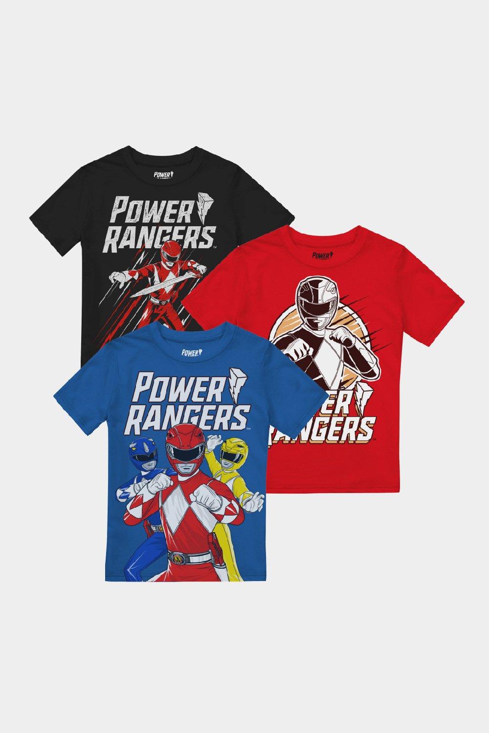 Комплект футболок для мальчиков Power Rangers Team (3 шт.), мультиколор