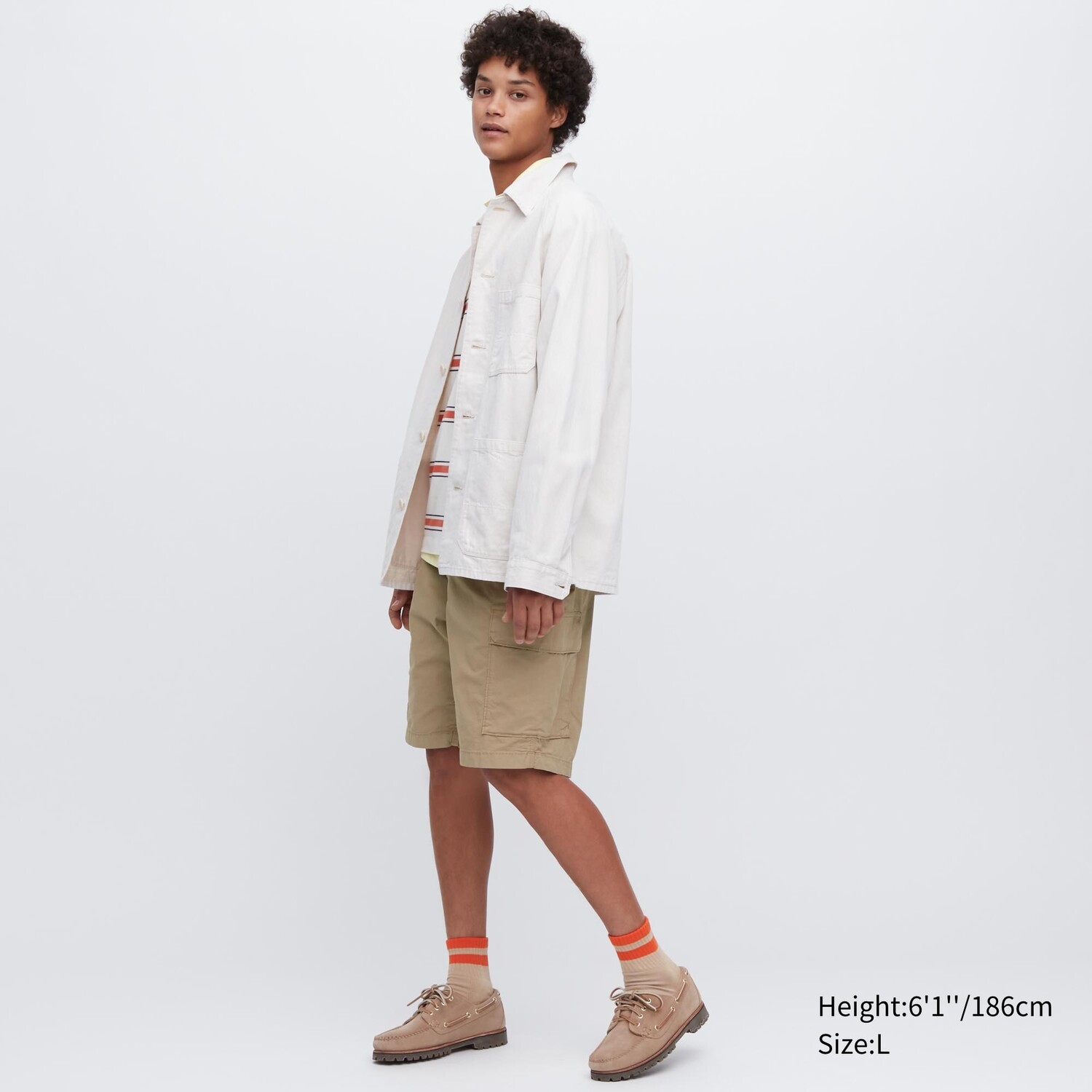 

Грузовые шорты Uniqlo, хаки