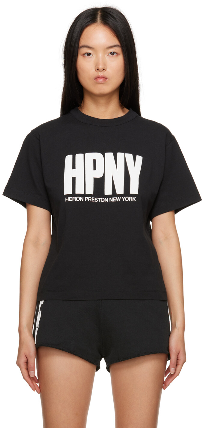 

Черная футболка HPNY Heron Preston, Черный