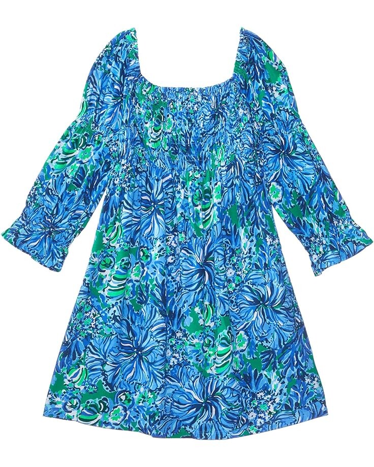 

Платье Lilly Pulitzer Mini Beyonca Dress, цвет Abaco Blue Turtle Awe