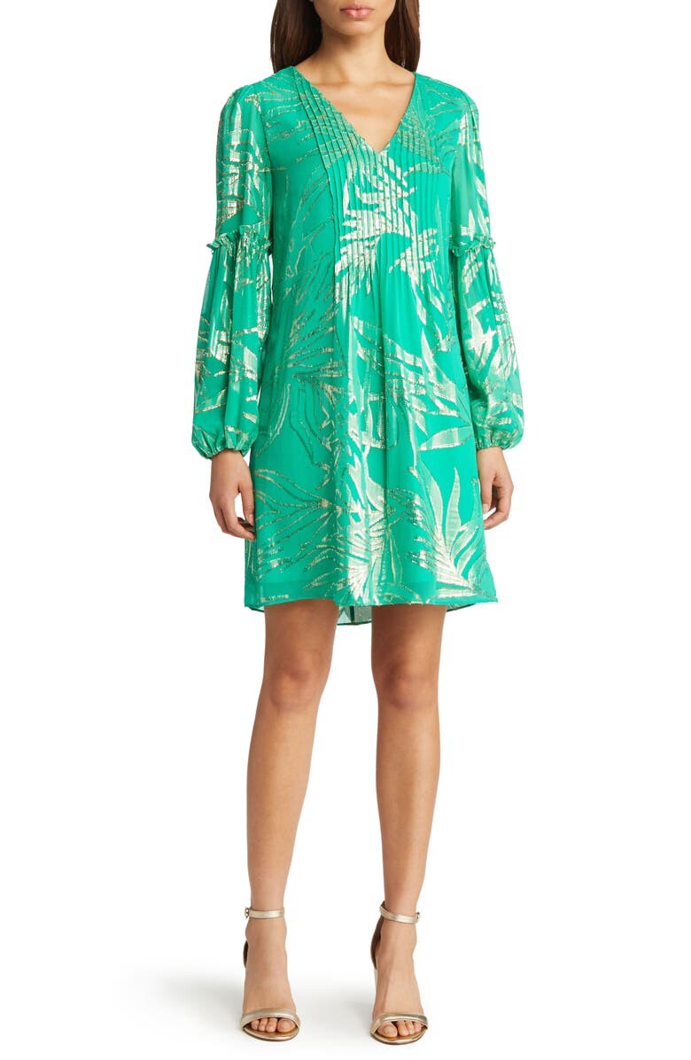 

Платье Cleme с длинными рукавами из смесового шелка LILLY PULITZER