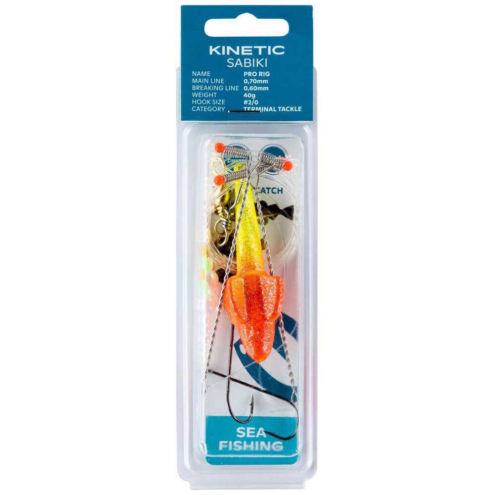 

Оснастки Kinetic Sabiki Pro 60g, прозрачный