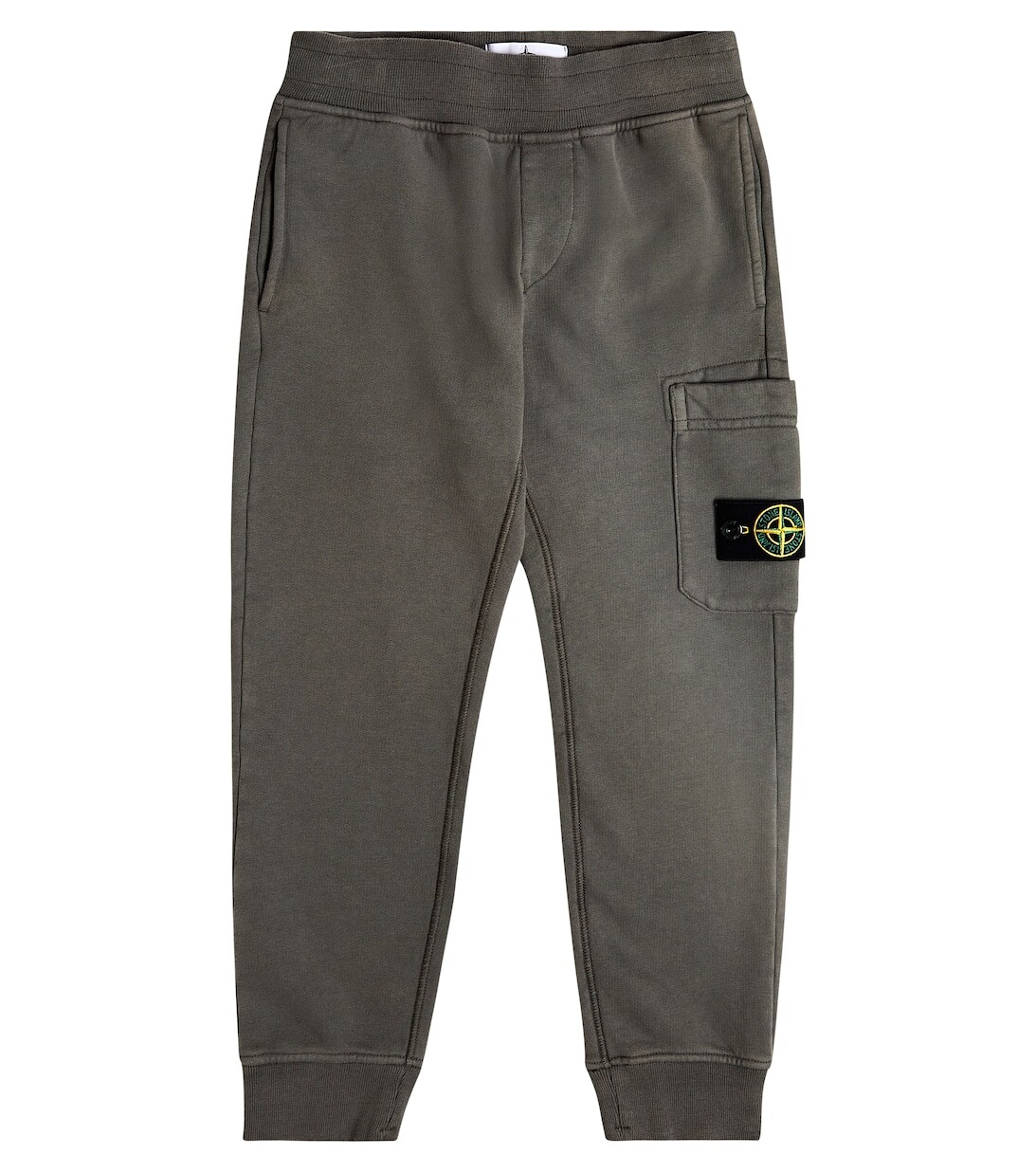 

Флисовые спортивные штаны Stone Island Junior, серый