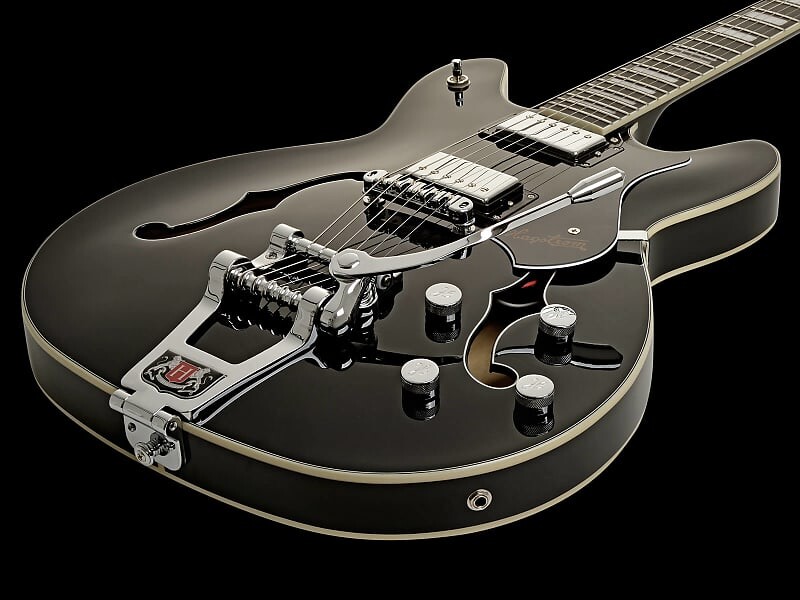 

Электрогитара Hagstrom Tremar Viking Deluxe Electric Guitar - Black