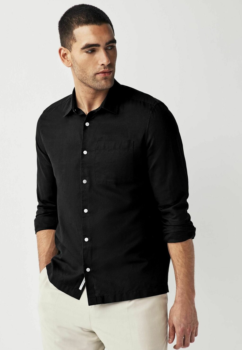 

Рубашка Blend Long Sleeve Regular Fit Next, черный