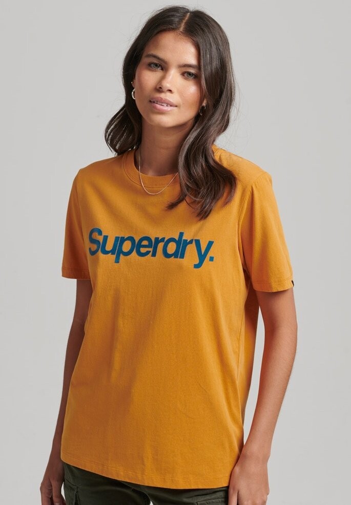

Футболка с принтом Superdry, Оранжевый