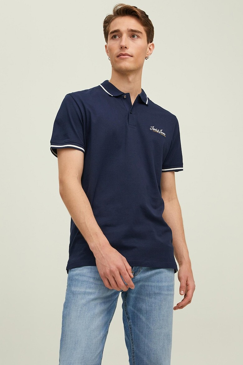 

Футболки с воротником и логотипом - 2 шт Jack & Jones, черный