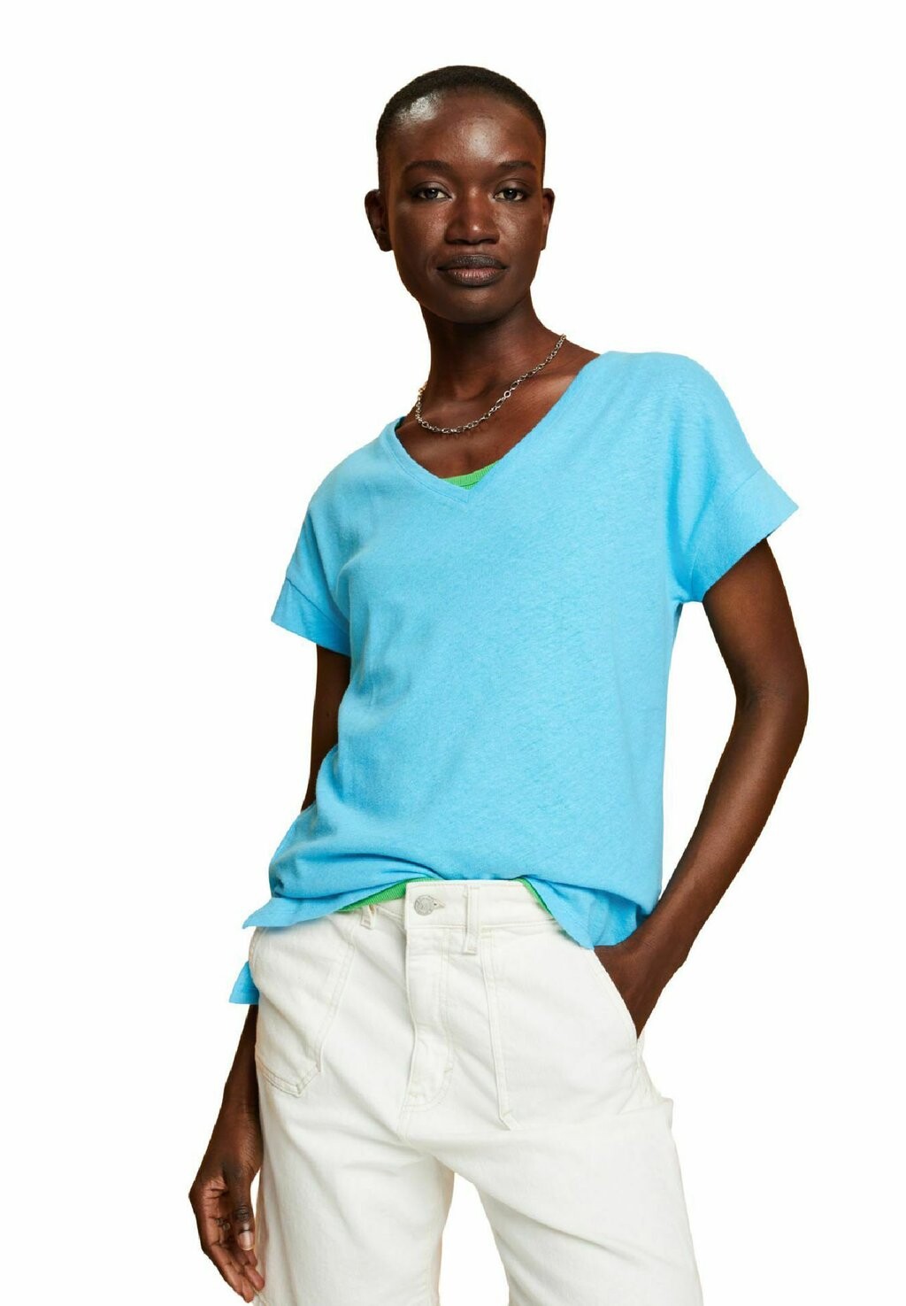 

Футболка Basic edc by Esprit, Синий