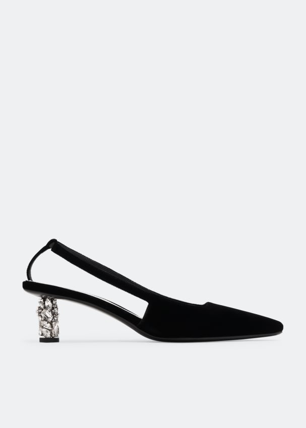 

Туфли Tom Ford Bejewelled Slingback, черный