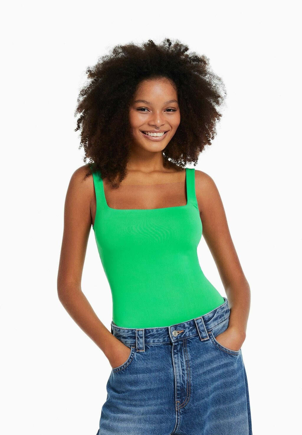 

Топ Bershka, зеленый