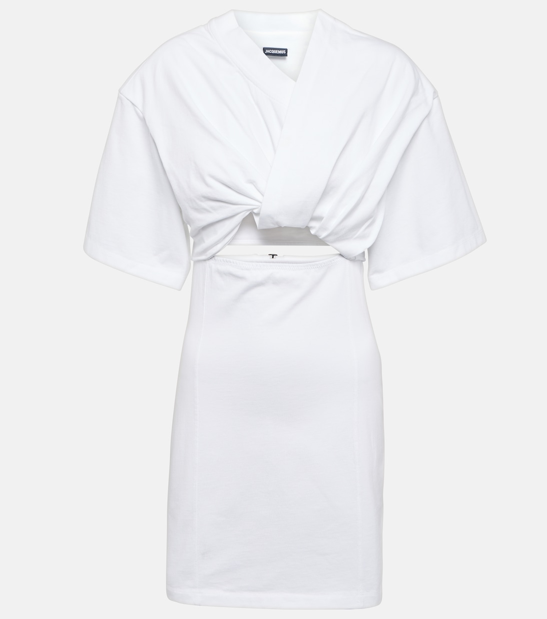 Мини-платье La Robe Bahia со сборками JACQUEMUS, белый