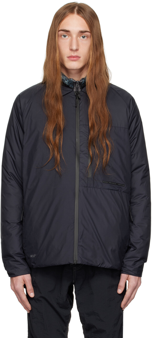 

Темно-синяя рубашка среднего слоя Norse Projects ARKTISK