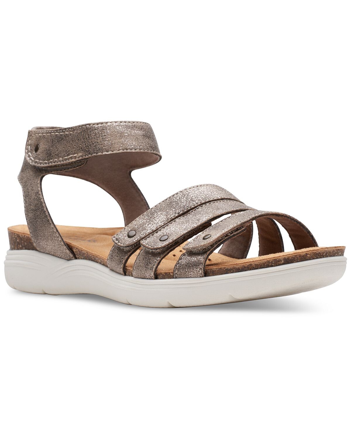 

Женские комфортные сандалии April Dove с шипами и ремешками Clarks