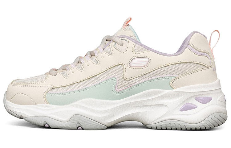 

Skechers D'Lites 4.0 Panda Низкие массивные туфли на плоской подошве WMNS Белый