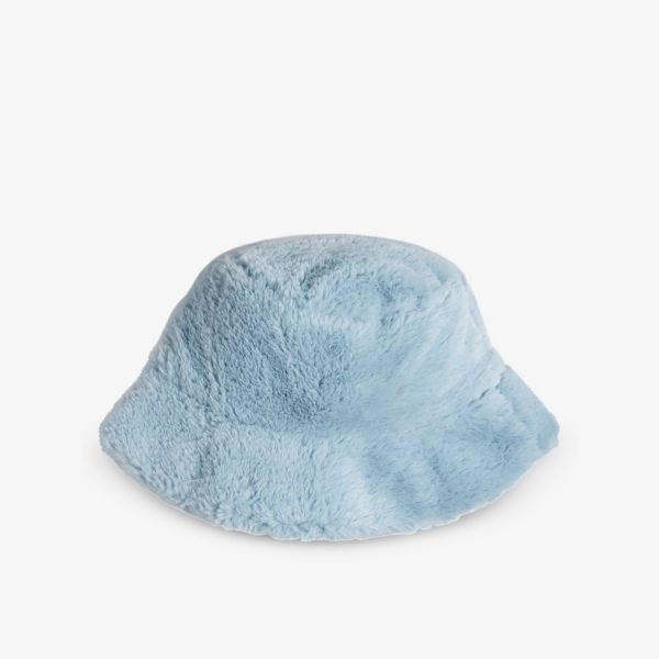 Широкополая шляпа-ведро Prinnia из искусственного меха Ted Baker, синий
