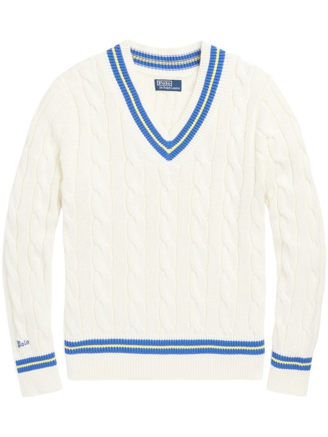 

Polo Ralph Lauren джемпер фактурной вязки, белый