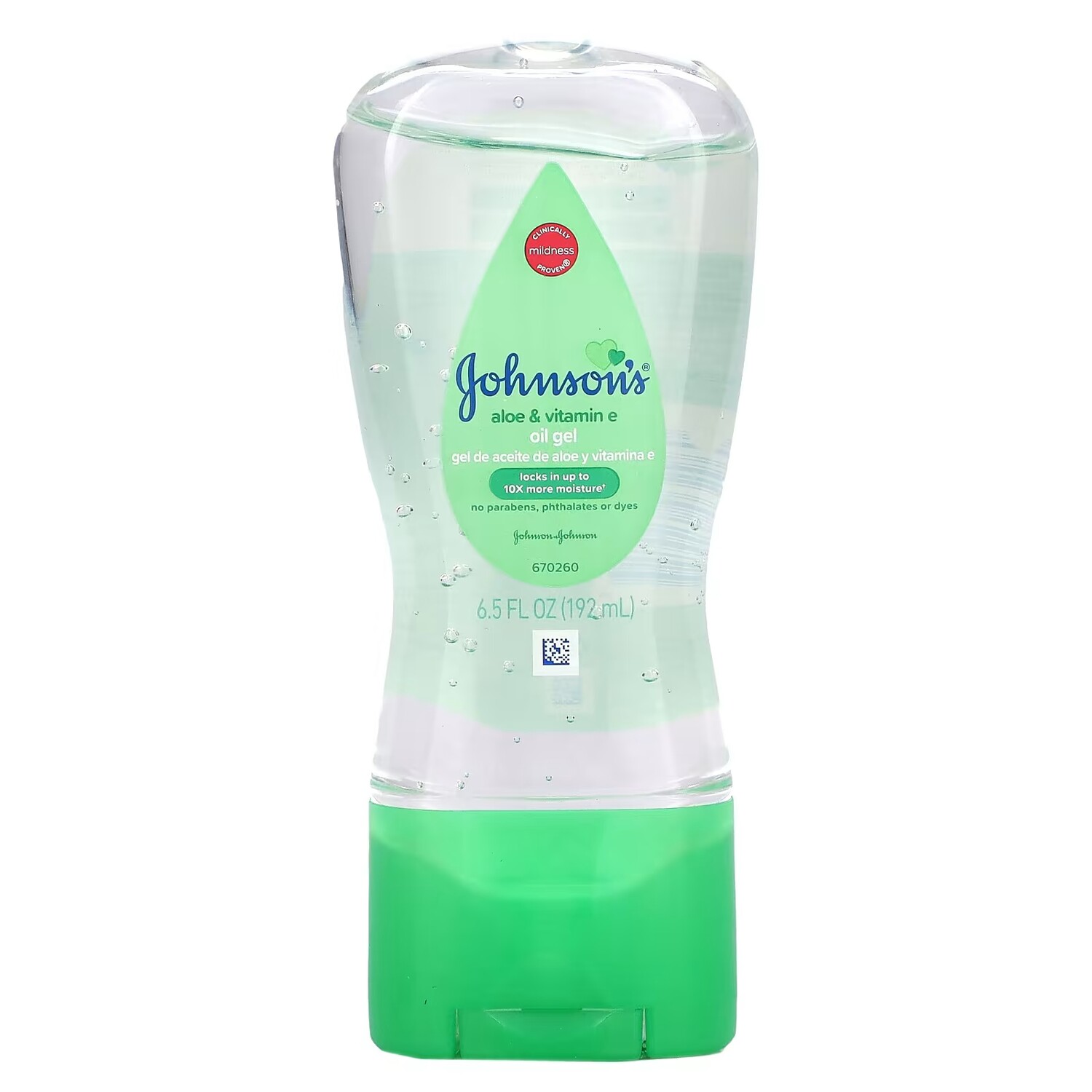 

Гель Johnson & Johnson масляный с алоэ и витамином Е, 192 мл