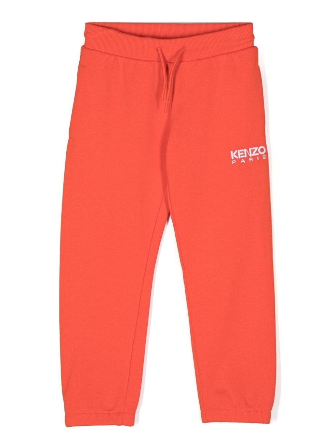 

Спортивные брюки с кулиской и вышитым логотипом Kenzo Kids, красный