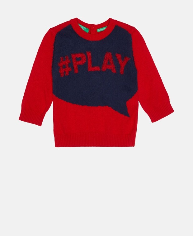 

Джемпер с длинными рукавами United Colors of Benetton, красный