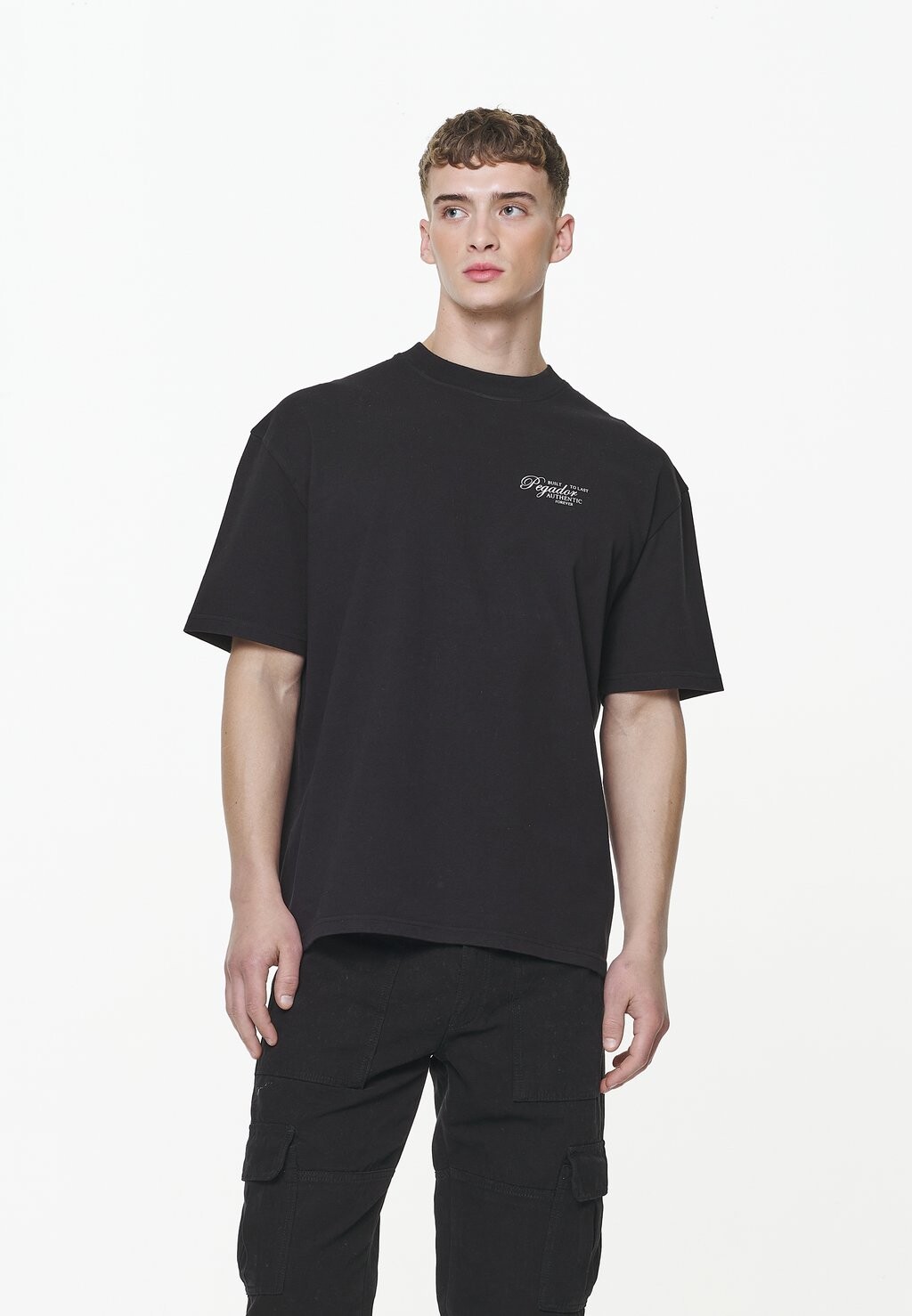 

Футболка с принтом TAVERY OVERSIZED TEE Pegador, цвет vintage onyx black
