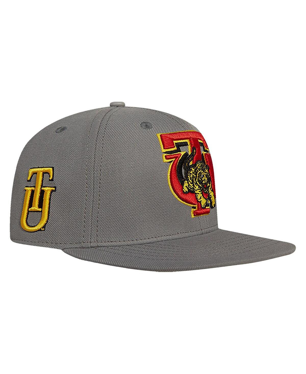 

Мужская серая кепка Tuskegee Golden Tigers Evergreen TU Snapback Pro Standard