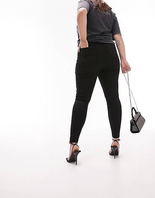 

Черные джинсы Topshop Curve Joni
