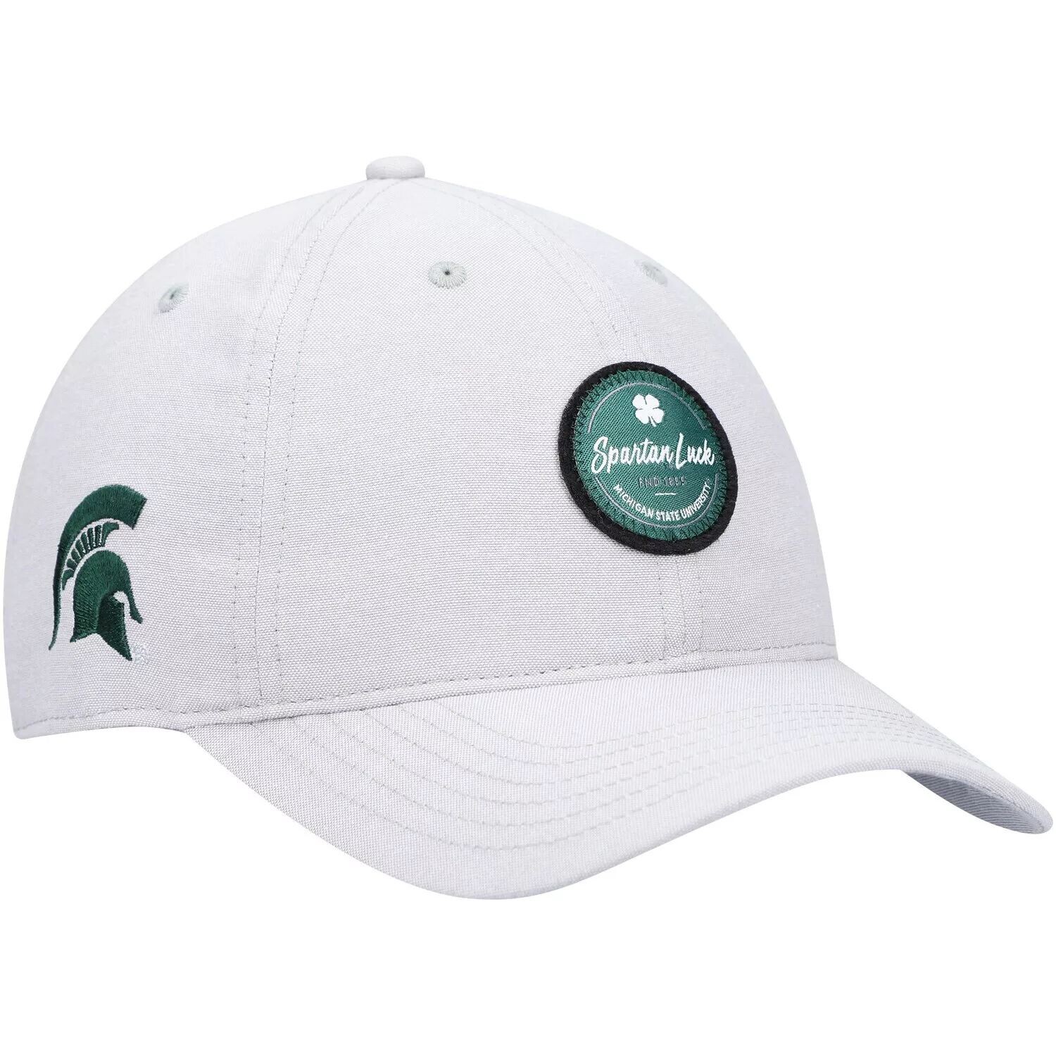 

Мужская серая регулируемая шляпа Michigan State Spartans Oxford Circle