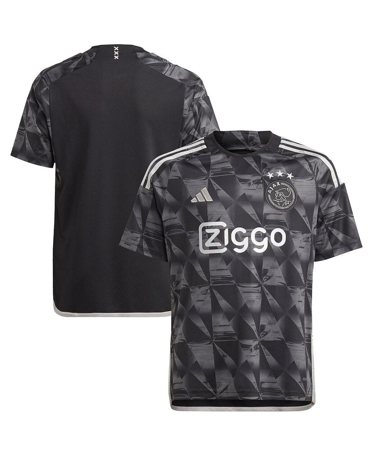 

Черная футболка Big Boys Ajax 2023/24, третья реплика adidas