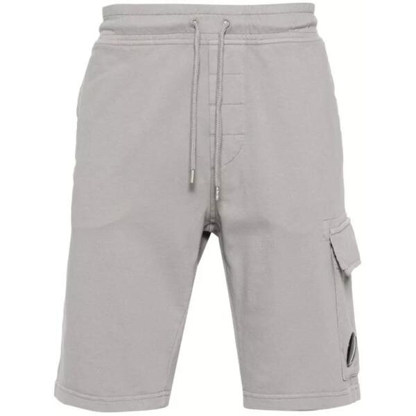 

Шорты lens-detail cotton shorts Cp Company, серый