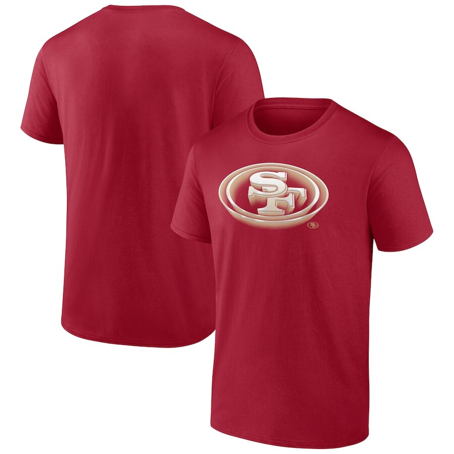 

Футболка с коротким рукавом Fanatics Branded San Francisco 49Ers, алый